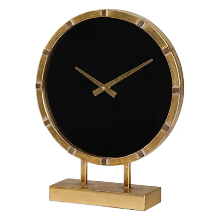 Aldo Gold Table Clock